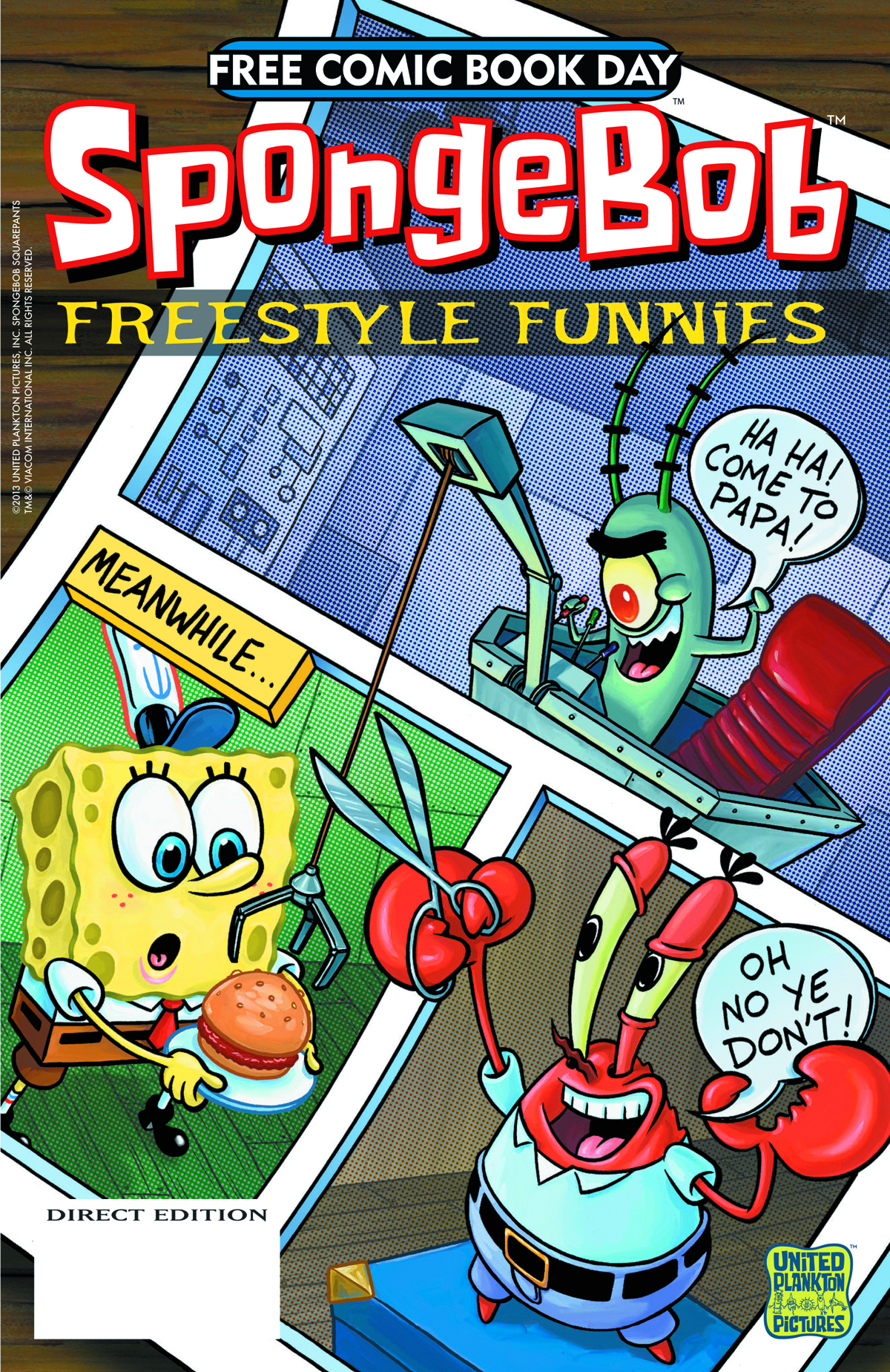 JAN130011 - FCBD 2013 SPONGEBOB COMICS FREESTYLE FUNNIES - Free Comic