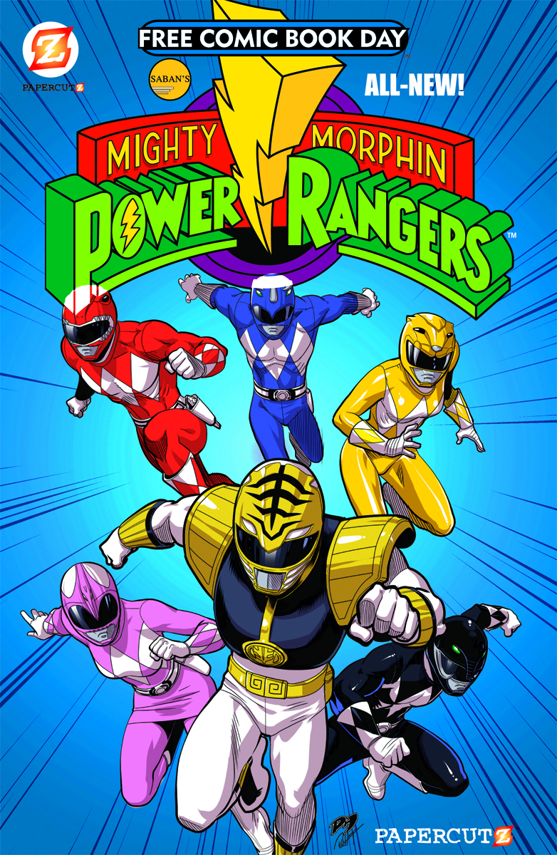JAN140010 - FCBD 2014 MIGHTY MORPHIN POWER RANGERS - Free Comic Book Day