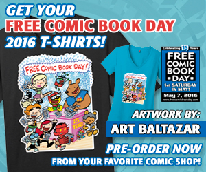 Get Your Free Comic Book Day 2016 T-Shirts!