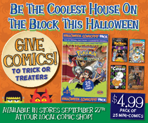 Give Comics To Trick -or-Treaters