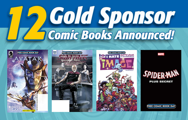 Free Comic Book Day 2017 Gold Sponsor Comic Books Announced