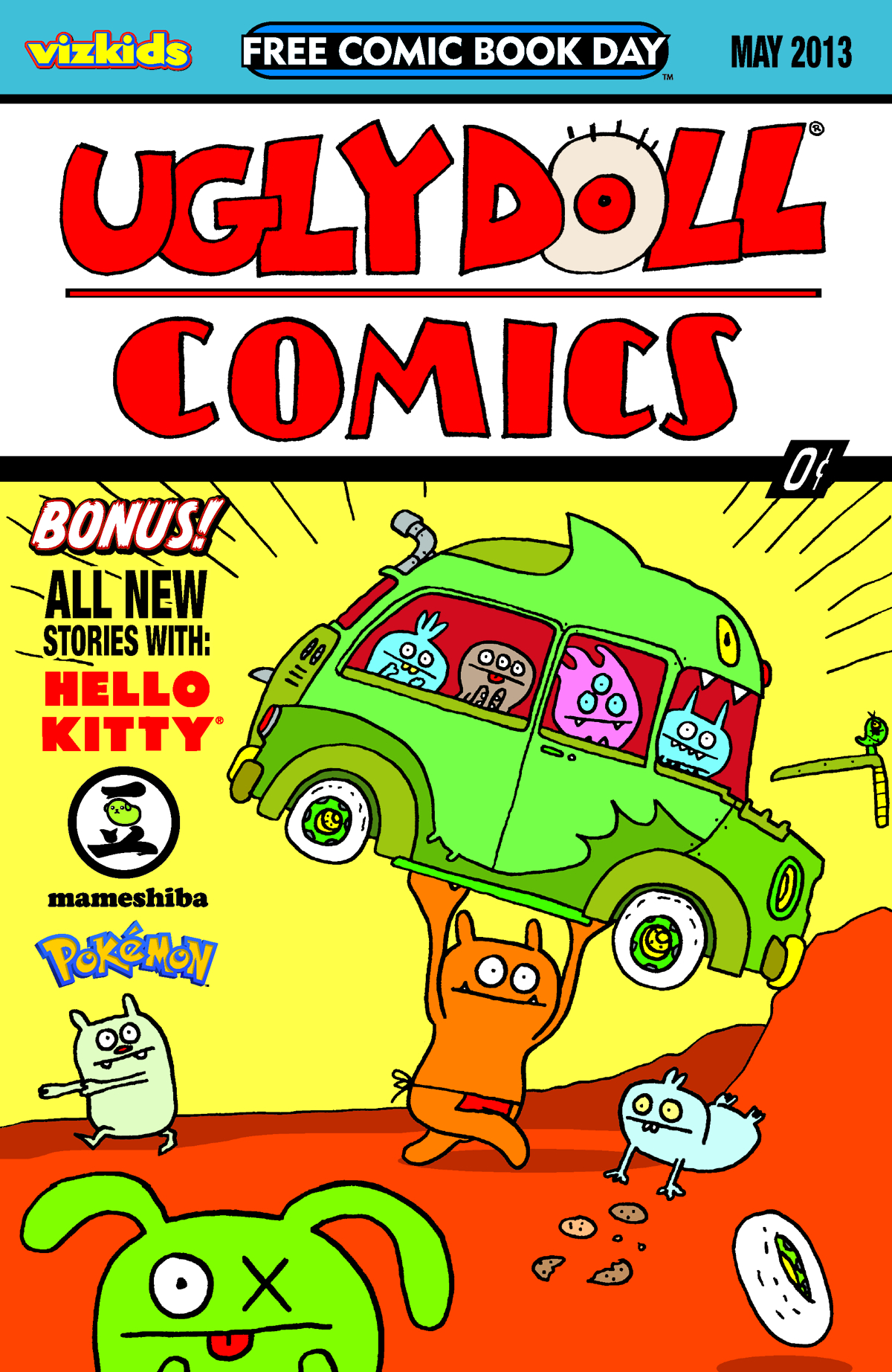 JAN130012 - FCBD 2013 ITS AN UGLY DOLL COMIC & OTHER STUFF - Free Comic  Book Day