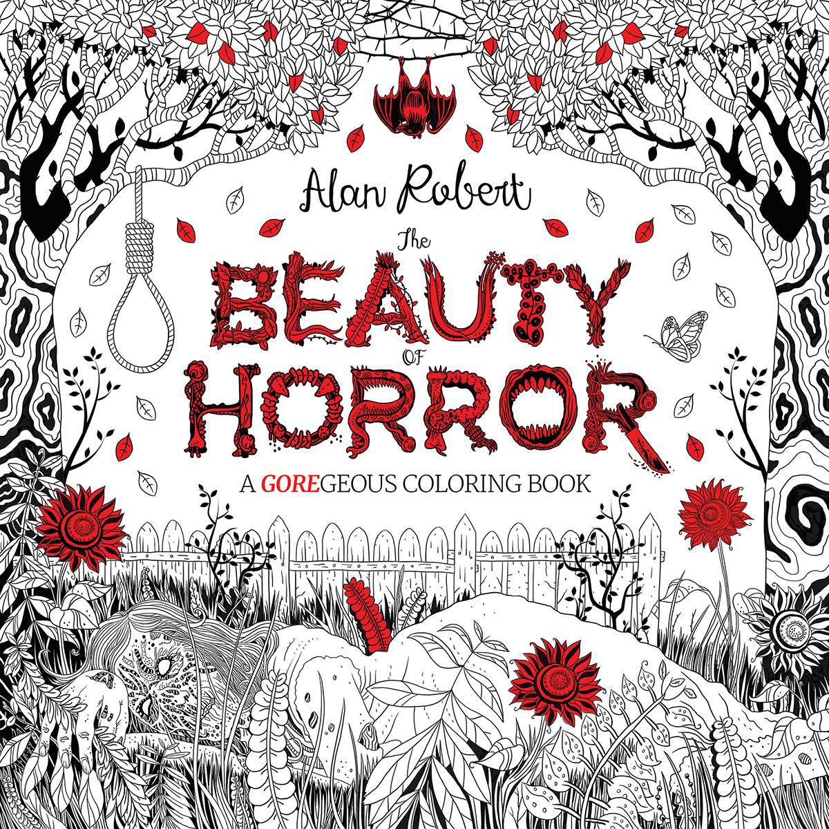 BEAUTY OF HORROR COLORING BOOK VOL 01