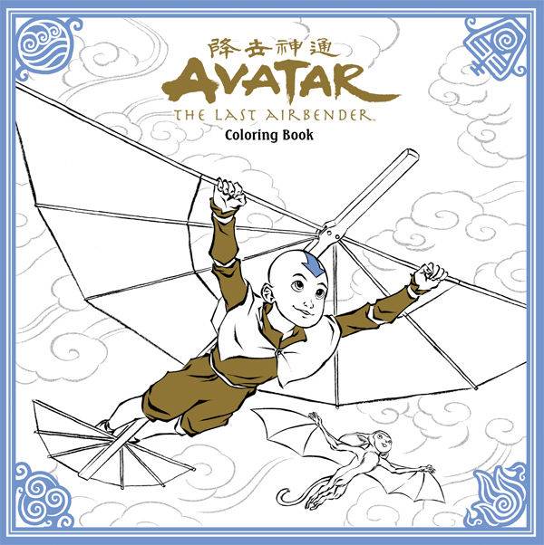 (USE AUG218850) AVATAR LAST AIRBENDER ADULT COLORING BOOK T