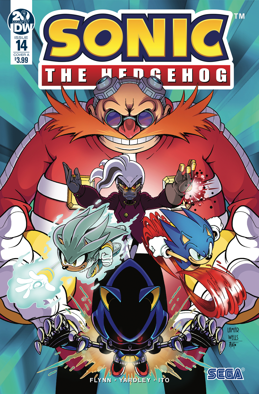 SONIC THE HEDGEHOG #14 CVR A WELLS