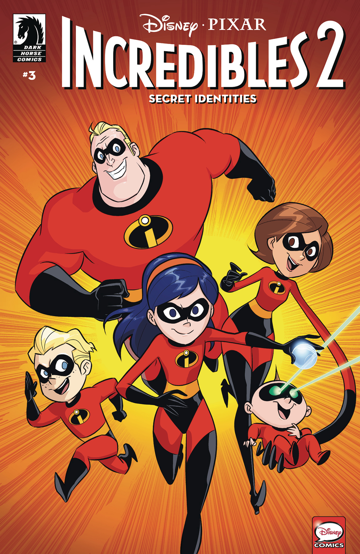 DISNEY INCREDIBLES 2 SECRET IDENTITIES #3 (OF 3) CVR A CLAUD