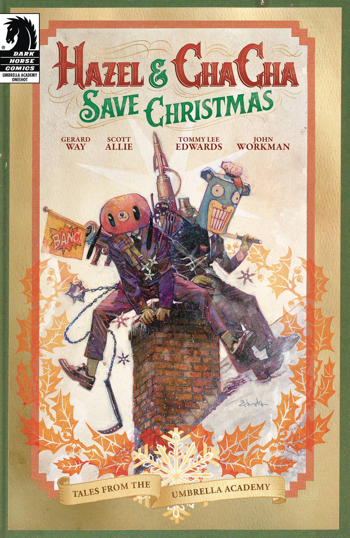 HAZEL & CHA CHA SAVE CHRISTMAS TALES UMBRELLA ACADEMY CVR A