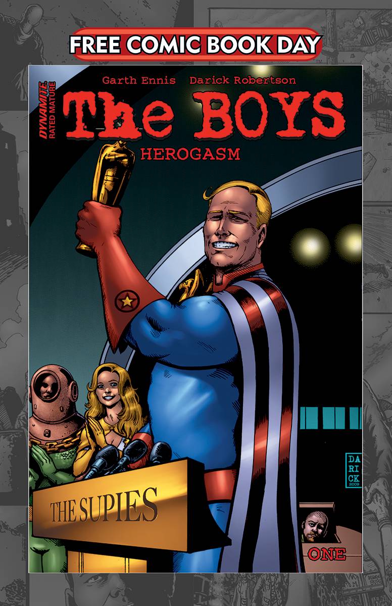 APR210021 - FCBD 2021 THE BOYS HEROGASM #1 (MR) - Free Comic Book Day