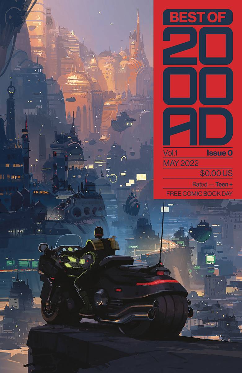 The cover to the Free Comic Book Day issue of 2000AD.