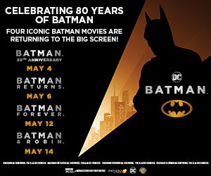 Batman's 80th Anniversary Celebration From  Fathom Events! Get Your Tickets Now!