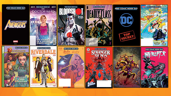 Free Comic Book Day 2019 Gold Sponsor Comics Announced
