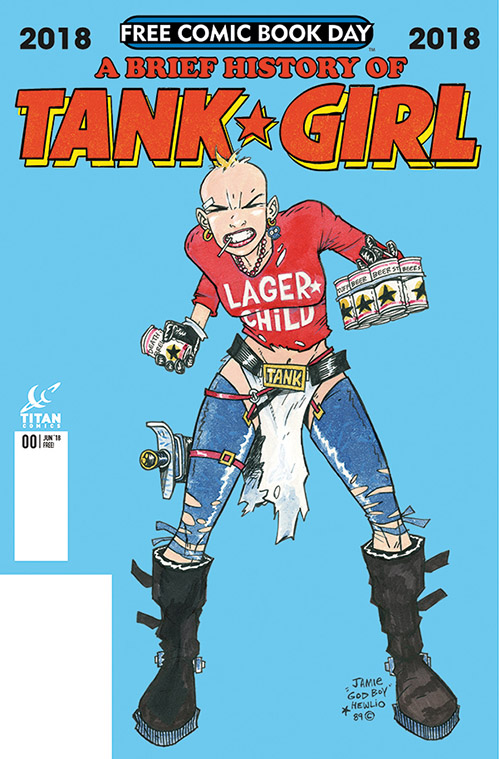 Free Comic Book Day, FCBD, Titan Comics, Tank Girl 