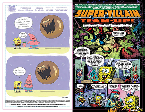Free Comic Book Day, FCBD, United Plankton Pictures, Spongebob Freestyle Funnies