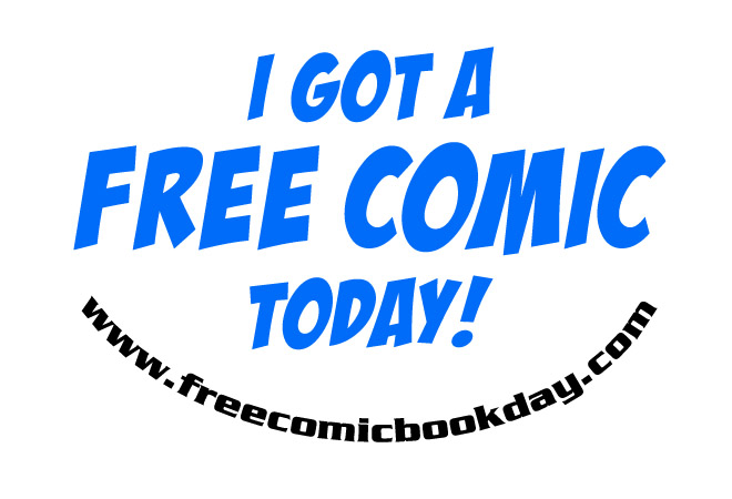 Free Comic Book Day, FCBD, I got a free comic, sticker 
