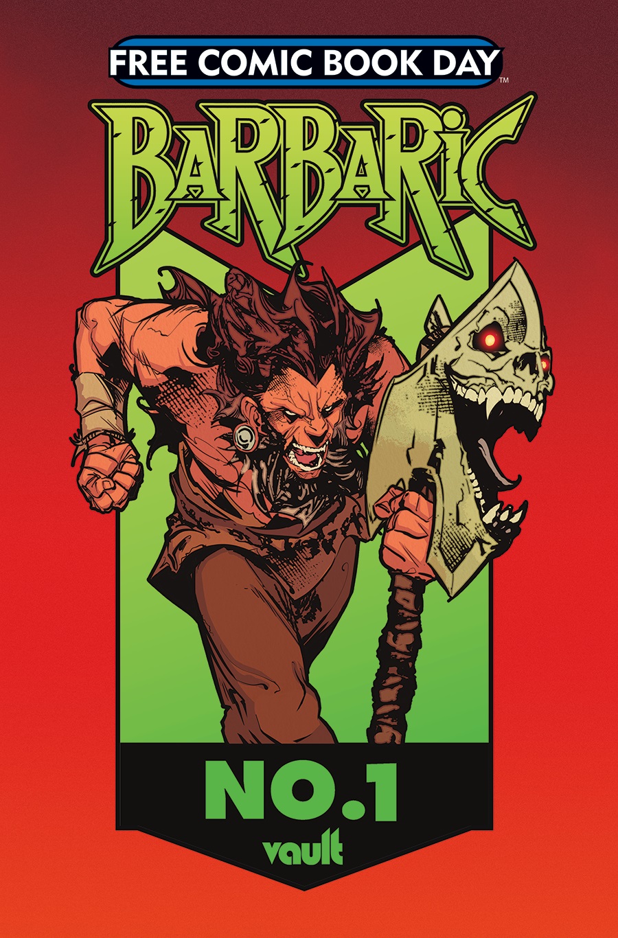 Free Comic Book Day, FCBD, Vault Comics, Barbaric 