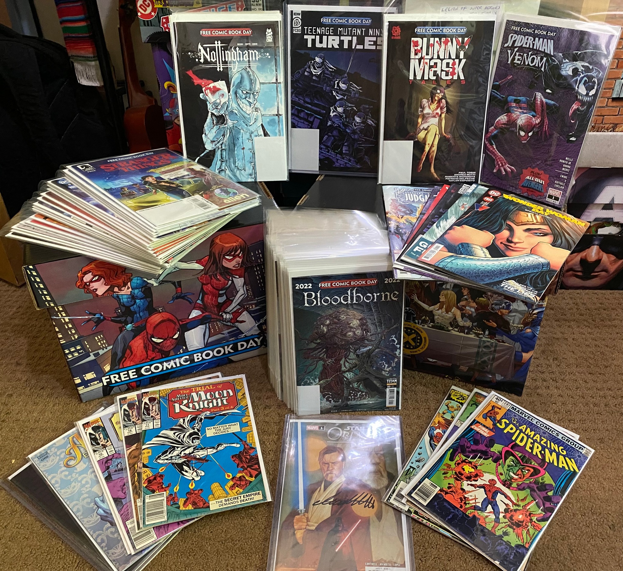 fcbd 2022 comic book haul photo