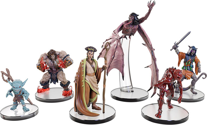 Pathfinder Battles Fists of the Ruby Phoenix minis by WizKids