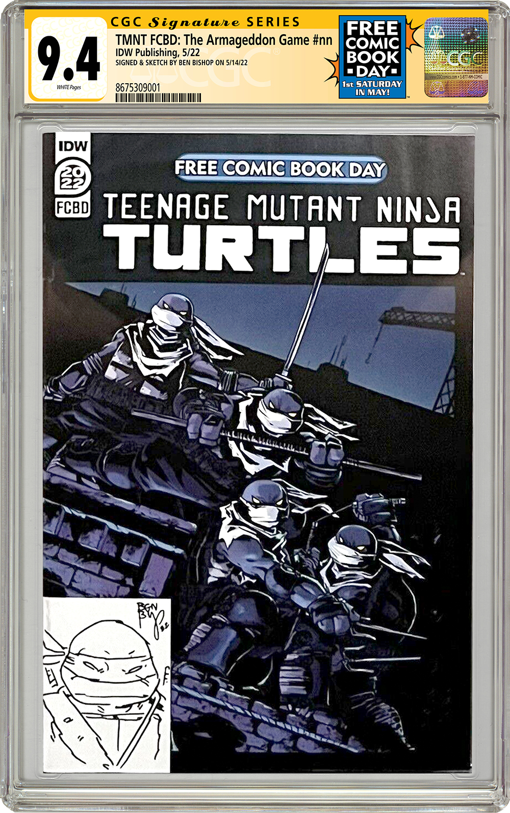 TMNT in CGC Graded Slab