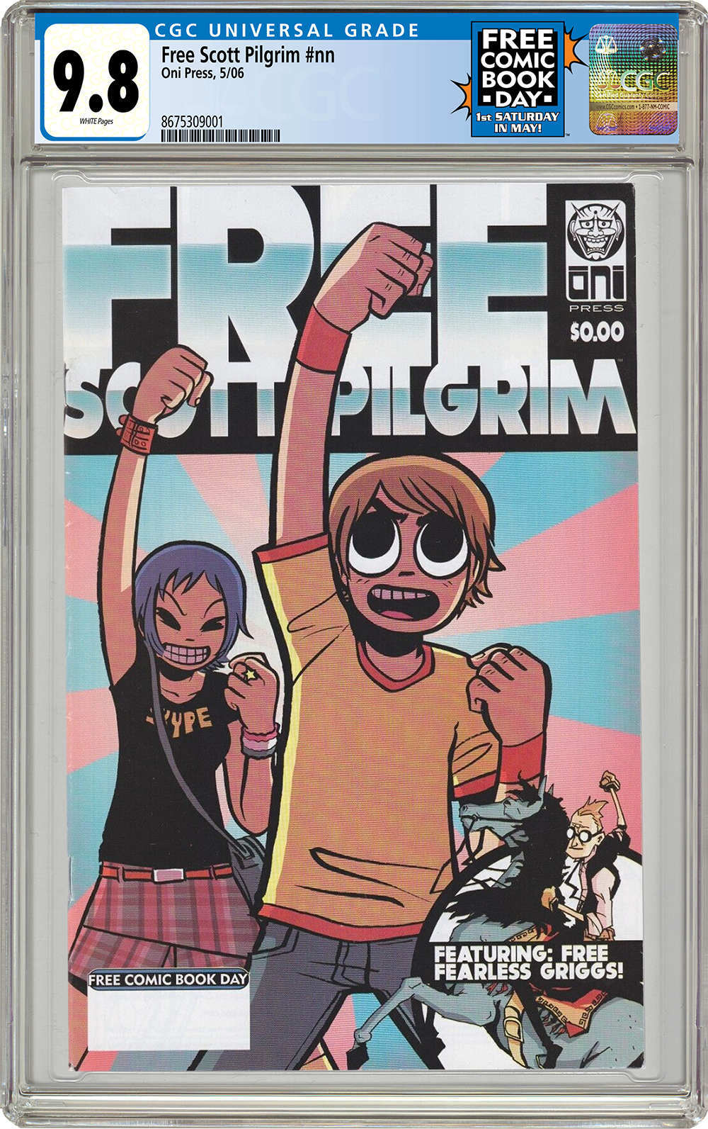 Scott Pilgrim in CGC graded slab